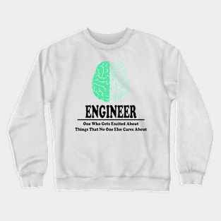 Engineer Brain Crewneck Sweatshirt